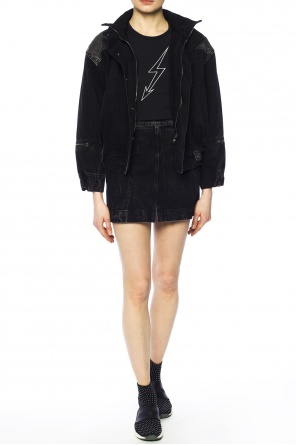Kurtka jeansowa z podwójną stójką, zdjęcie 2 Kurtka jeansowa z podwójną stójką od Givenchy